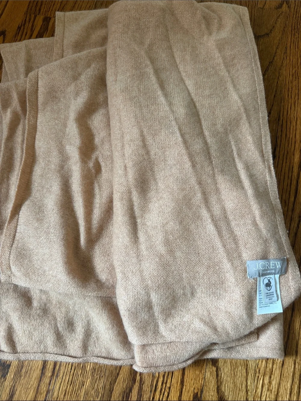 J. Crew cashmere beige wrap